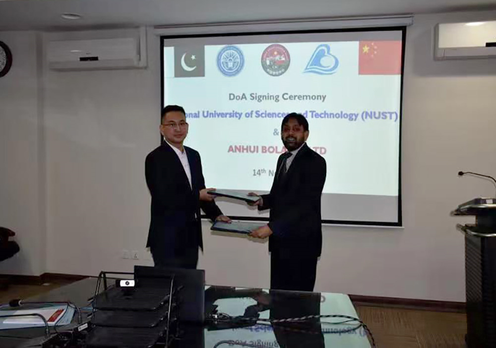 Bola and NUST signed a DOA to explore the electric vehicle field in Pakistan